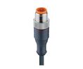 Cordset, M12 Plug - Bare End, 5 Conductors, 5m, IP67 / IP68, Black